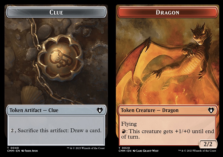 Clue (40) // Dragon (20) Token